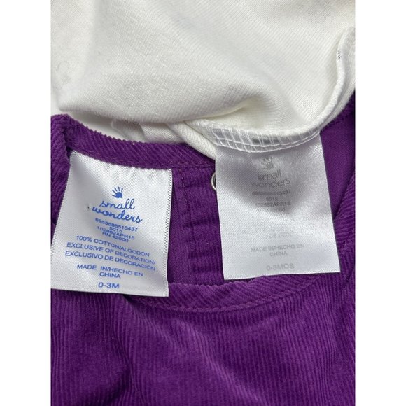 Baby Girl's 2 Piece Jumper and Body Suit Outfit, Leggings, & Shirt - Size 0-3 M - Picture 9 of 9